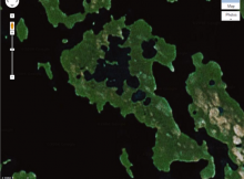 île dans un lac sur une île dans un lac sur une île